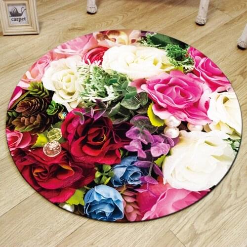 Fashionable big round carpet living room bedroom carpet childrens room computer tent carpet children play soft carpet