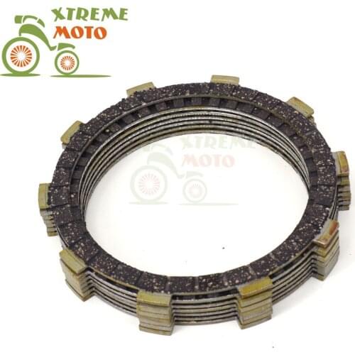 Clutch Disc Friction Plates Set 7pcs for HONDA CB400SS 2002-2008 VT600C 1988-1989 1991-2007 XR400 2005-2008 XL600V 1989 1990
