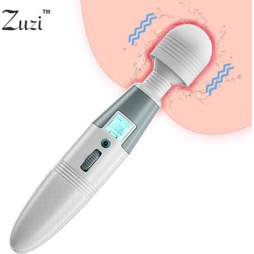 8 kind of vibration Big magic wand vibrator g spot for women clitoris stimulator Woman masturbation massager USB charging