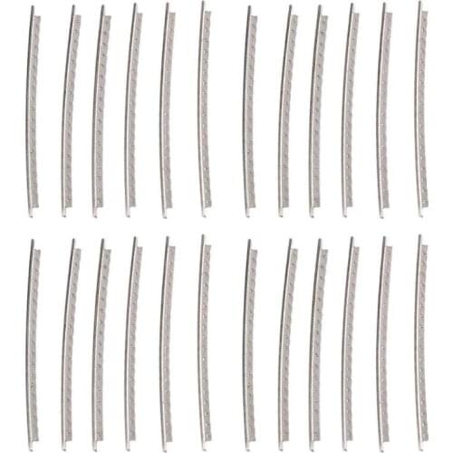 24pcs/set 2.4mm Nickel Copper Alloy Cupronickel Electric Guitar Fret Wires Guitar Parts & Accessories