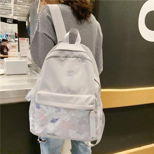 OZUKO Women's Backpacks With A Pattern