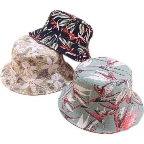 Japanese Bucket Hat for Women Flower Summer Autumn Panama Outdoor Hiking Fishing Bob Fashion Fisherman Unisex Fishing Travel Hat