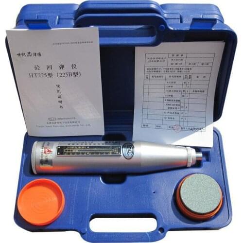 1PC Portable Concrete Rebound Test HT-225B Hammer Schmidt Hammer Testing Equipment Resiliometer
