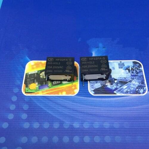HF32FA-G-005-HSL2 5VDC 10A 250VAC relays