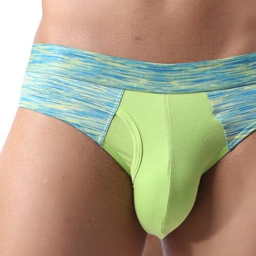 Mens Briefs Underwear Men Sexy Big U Convex Penis pocket Underpants Soft Modal Panties Slip Homme Jockstrap European size