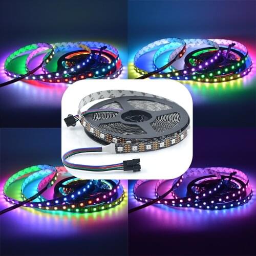 APA102 SK9822 Smart LED Pixel Strip 30/60/144 LEDs/Pixels/m APA102C 5050 smd RGB LED Strip DATA and CLOCK seperately 1m/5m