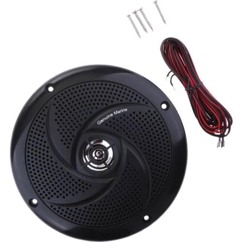 Boat Waterproof Speaker Sound Auto Modified Horn Round Flush Fitting For Yacht Marine Car RV Camper Etc Boat Accessories Marine