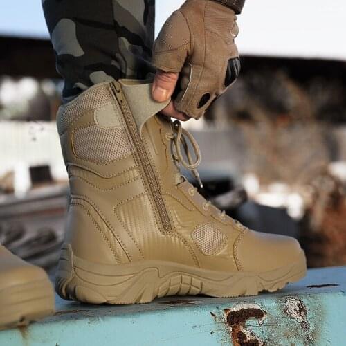 Hightop leather footwear zapatos mens mens outsole quality office male Men safety brand summer ankle Winter 2020 winter wear de