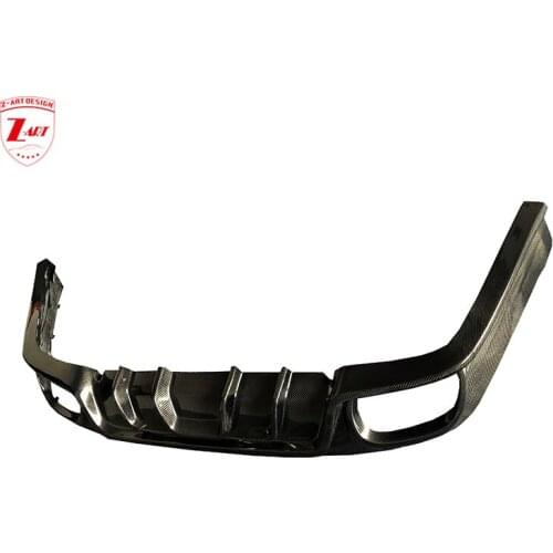 Z-ART real carbon fiber rear diffuser For Panamera 2010-2013 carbon fiber rear lip for Porsche 970 970.1 carbon fiber rear chin