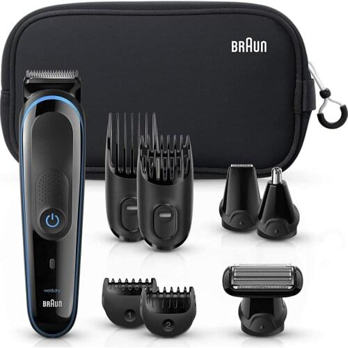 Braun Hair Clippers for Men MGK3980, 9-in-1 Beard Trimmer, Ear and Nose Trimmer, Body Groomer, Detail Trimmer