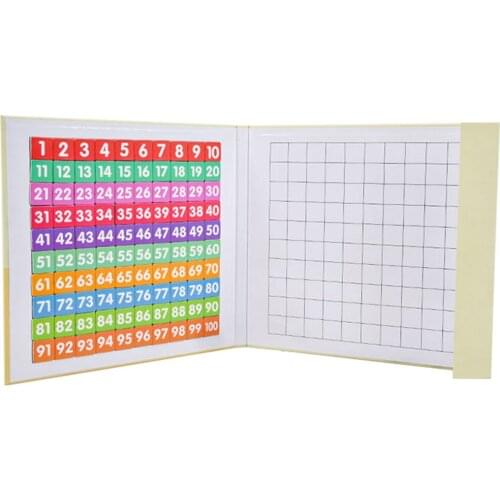 1-100 Number Board Games Montessori Toys Kids Counting Early Educational Toy For Children Math Learning Toys Gifts