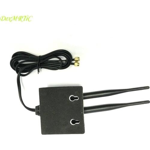 1PC 5G Dual-Band Antenna 6DB OMNI High-Gain Extension Aerial 2m Cable SMA Connector Wireless Network Card WIFI Router New