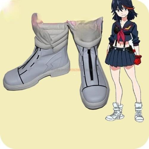 Kill LA Kill Matoi Ryuuko Anime Characters Shoe Cosplay Shoes Boots Party Costume Prop