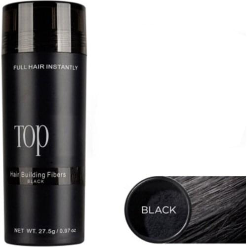 27.5g Authentic Keratin Hair Fibers Hair Loss Building Fibers Applicator Spray Hairline Optimizer Dense Organic Hair Growth