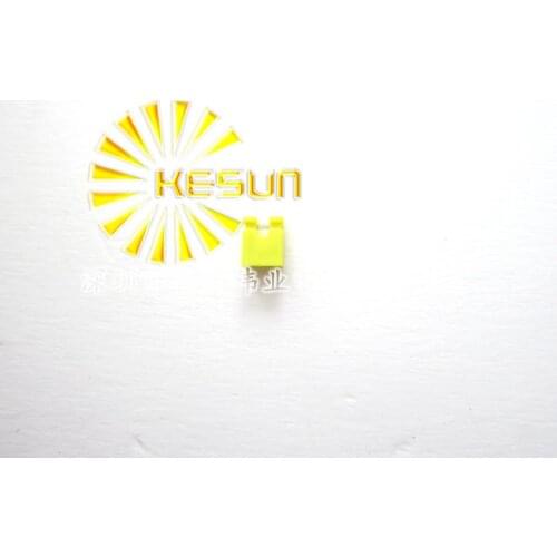FREE SHIPPING 2000pcs/lot 2.54mm Yellow Open Type Mini Jumper for Pin Header