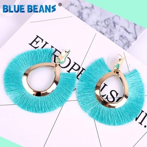 Women's Gold Earrings BLUE BEANS China