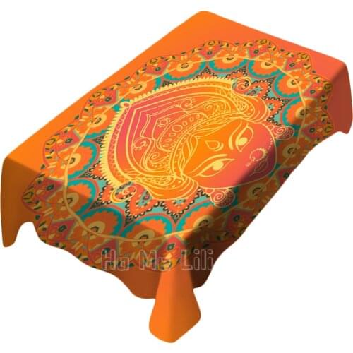 The Mandala Pattern Design Decoration Tablecloth For Kitchen Dining Party Picnic Indoor Outdoor