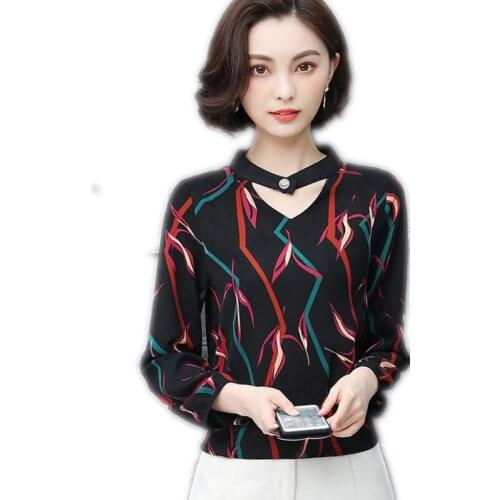 Женские рубашки с принтом Jsfly China At AliExpress