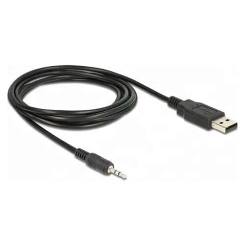 Quality FTDI chipset USB TTL male to 2.5mm 3 pin stereo jack male cable 1.8m 3.3V