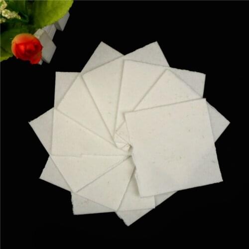 Ceramic Fiber Square Microwave Kiln Glass Fusing Paper 80x80x1mm For Household Tools 10Sheets