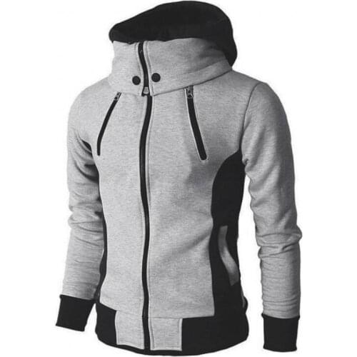 New Men Warm Thick Sports Hooded Coat Black Grey White Casual Hoodies Sportswear Top Plus Size 3xl 149
