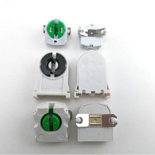 T8 G13 Lamp Holder Converter AC100-250V T4 T5 Tube Base Fluorescent LED Foot Light Socket Snap In Fitting Accessory