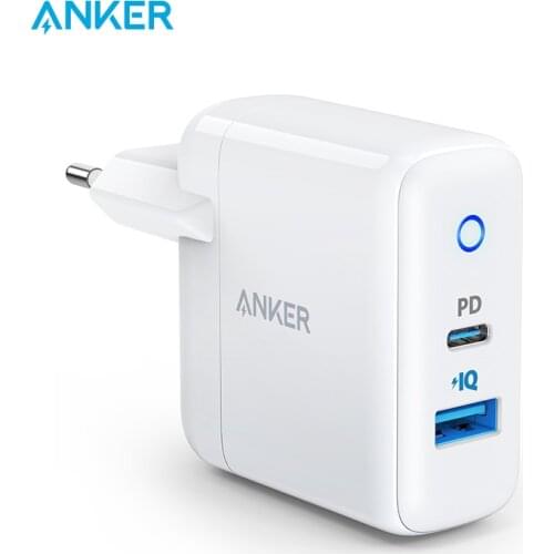 IPhone 12 Charger, Anker 30W 2 Port Fast Charger with 18W USB C Power Adapter, Foldable PowerPort PD 2 for iPhone 12 series