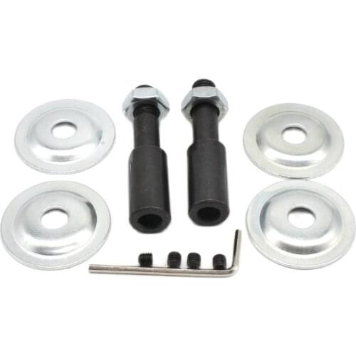 2 Set 10mm Spindle Adapter For Grinding Polishing 8mm Shaft Motor Jewelry Buffing Wheels Connector