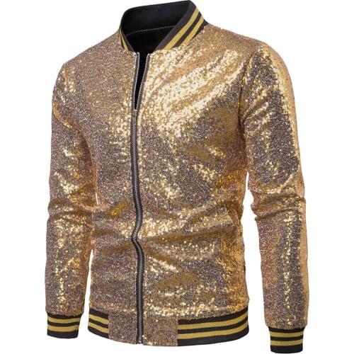 UK Mens One Button Glitter Sequined Blazer Wedding Party Jacket Tuxedo Suit Coat