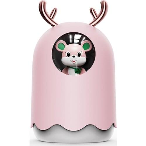 300ml Usb Ultrasonic Air Humidifier Aroma Essential Oil Diffuser Pet Aromatheraphy Humidifier With Romantic Light For Home