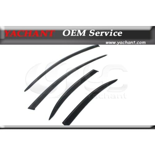 FRP Fiber Glass Wind Deflector Fit For 2008-2012 Mitsubishi Lancer Evolution EVO X EVO 10 Wind Deflector 4pcs