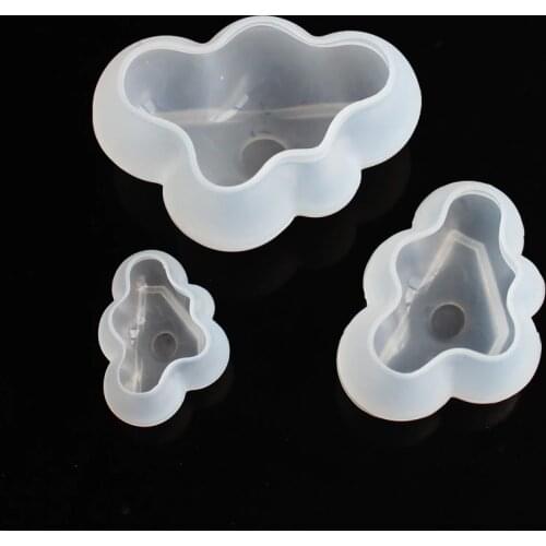 1 Transparent Silicone Mould Dried Flower Resin Decorative Craft DIY 3D stereoscopic Cloud Mold epoxy resin molds for jewelry
