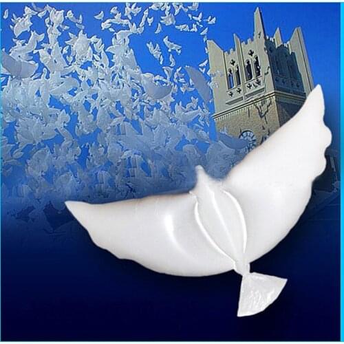 2018 Baby Shower 20pcs 105x48cm Helium For Pigeon Wedding Balloon Eco Flying White For Dove For Party Decoration Event Ball