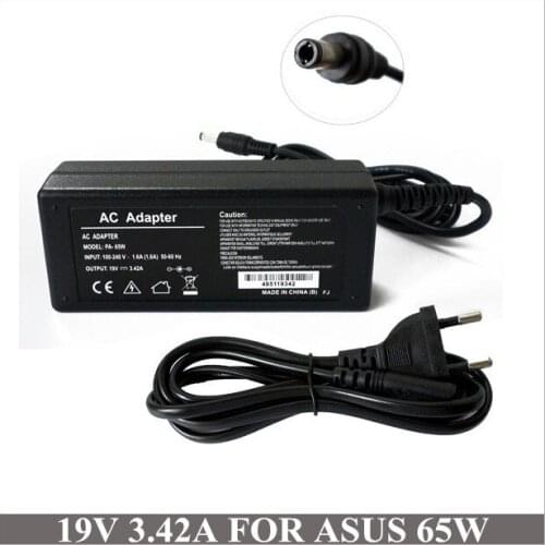 19V 3.42A Laptop AC Adapter Carregador Portatil Power Supply Cord For Asus S500CA-DS51T-CA S500CA-DS51T S500CA-DS31T