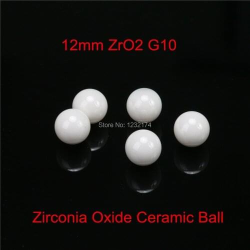 Free DHL shipping 12mm ZrO2 Zirconia Oxide Ceramic Ball G10 50pcs for valve ball,bearing, homogenizer,sprayer,pump 12mm balls