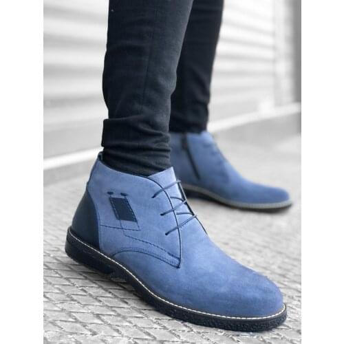 BOA Chelsea Boots Genuine Leather Mens Half Ankle Boots With No Lace Up Zipper new design Мужские замшевые сапоги 2020