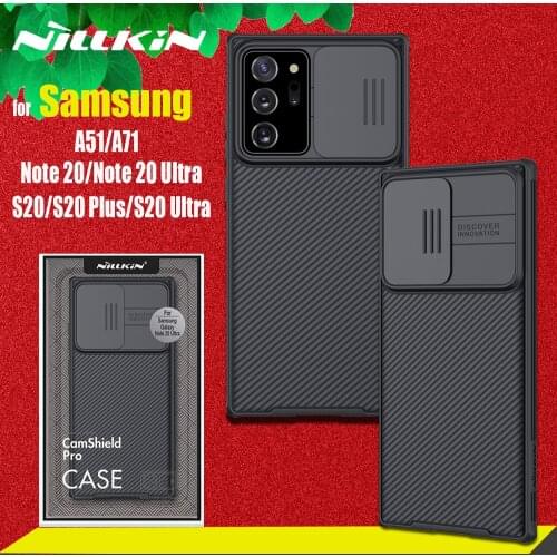 Cases For Samsung Galaxy Note 20 Ultra S20 Plus A51 A71 Case Casing Nillkin Camshield Camera Lens Protect Cover on Note20 Ultra