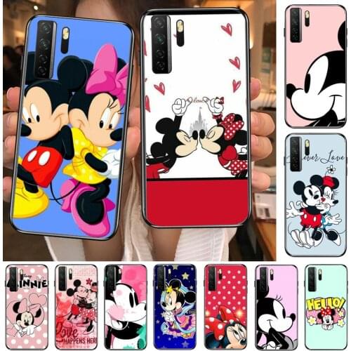 Mouse World Black Soft Cover The Pooh For Huawei Nova 8 7 6 SE 5T 7i 5i 5Z 5 4 4E 3 3i 3E 2i Pro Phone Case cases