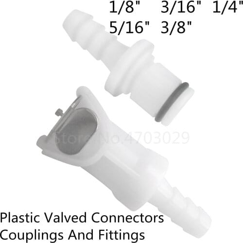 CPC Quick-Disconnect Hose Barb Quick Connector Unidirectional Check valve assembly