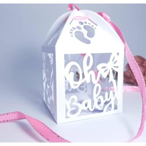 Baby Gift Box Metal Cutting Dies Invitation Scrapbooking Dies for Card Making DIY Embossing Cuts Stencil Craft New Dies