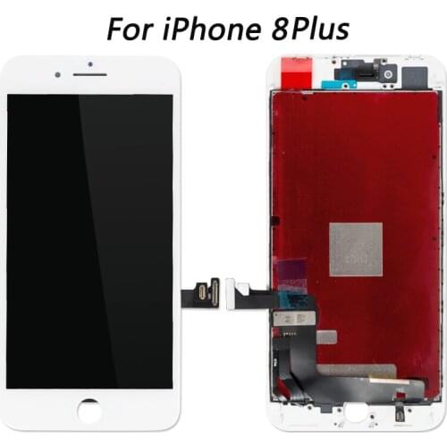 10 pcs AAA Display for iPhone 8 Plus LCD iPhone 8Plus Assembly with Frame Touchscreen Black White