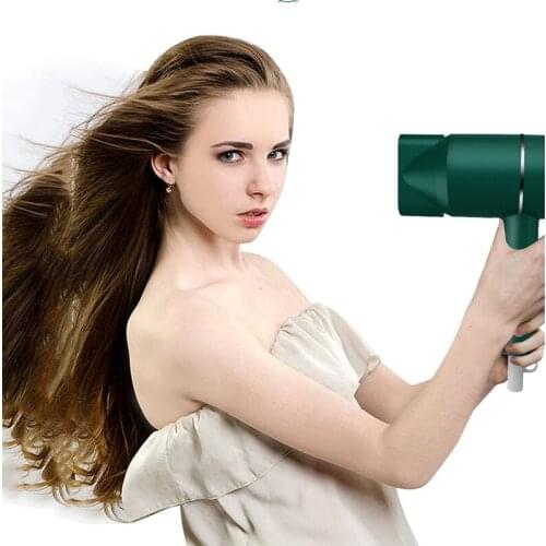 Hair Dryer Heating Cooling Air Blower Household Appliances High Power Blue Light Anion Hairdress Student Dormitory Bathroom