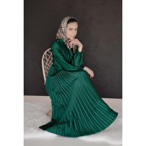 Kaftan Moroccan Dubai Abaya Arabic Muslim Dress Eid Mubarak Turkey Abayas For Women Robe Satin Longue Femme Vestidos Dresses