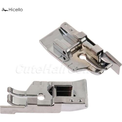 Hicello Hot Selling 1PC Quilting /Patchwork 1/4" Sewing Foot with Edge Guide For Domestic Foot Sewing Machine costura