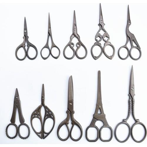 Naaien Borduren Schaar Stof Art Cross Handicraft Vintage Schaar Retro Tailor Schaar Draad Cutter Gouden Schaar Zakka