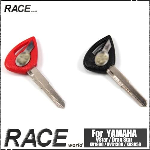 Motorcycle Uncut Blade Blank Key Embryo For YAMAHA Vstar Drag Star XVS400 XVS950 XVS1300 XV1900 XV1700 DS1100 Accessories