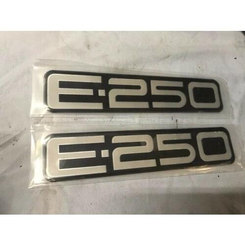 Econoline Van E250 Emblems Pair STICKERS NOS