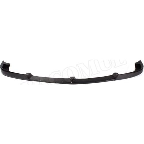 Carbon Fiber Front Lip Spoiler For Benz E Class W212 E260 E300 E400 E63 AMG 2010-2013 V Style Bumper Chin Guard