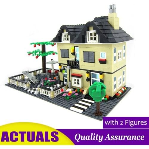 Garden Villa Wange 34053 Building Blocks Structure House Cottage Models Bricks Children Hobbies Compatible 1ed Gift
