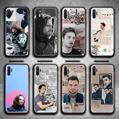Sebastian Stan Collage Bucky Barnes Phone Case For Samsung Galaxy Note20 ultra 7 8 9 10 Plus lite M51 M21 M31S J8 2018 Prime